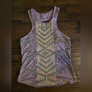 Free People Embellished Tank Top